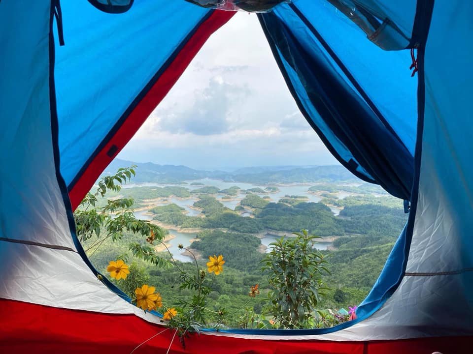 cắm trại tại Tà Đùng
